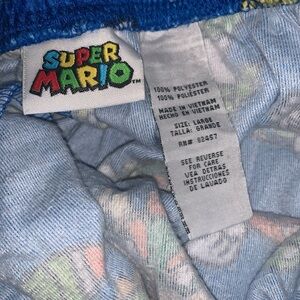 Nintendo Super Mario Blue Polyester Apparel